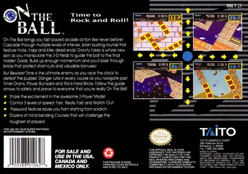 On the Ball (USA) box cover back